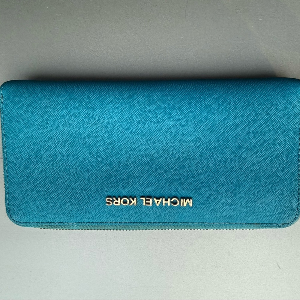 Michael Kors Vibrant Blue Wallet